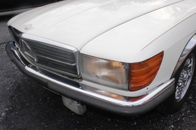 1984 mercedes 500sl euro white/palomino serviced excellent condition no reserve