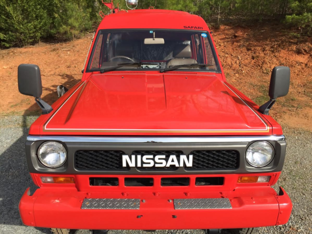 nissan safari pickup jdm rhd right hand drive 4 door 4wd 4x4 fire truck 1989
