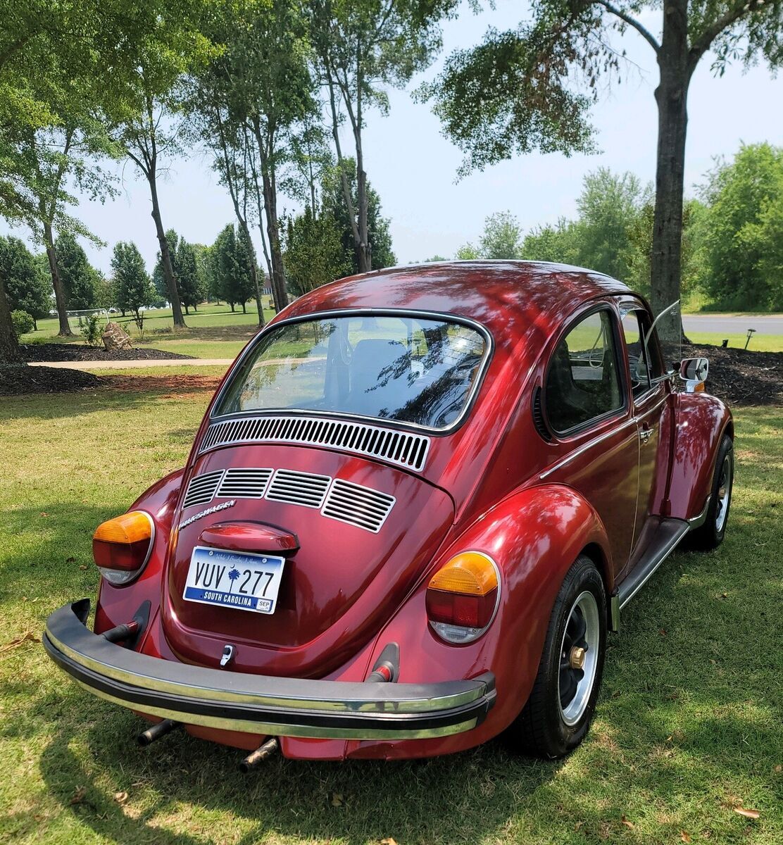 1974 volkswagen super beetle coupe red rwd automatic super beetle