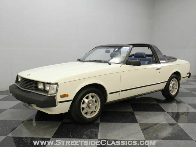 1981 toyota white/blue celica sunchaser targa convertible super clean survivor