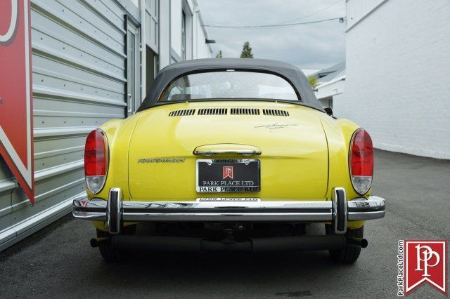 1974 volkswagen karmann ghia convertible, yellow w/black top