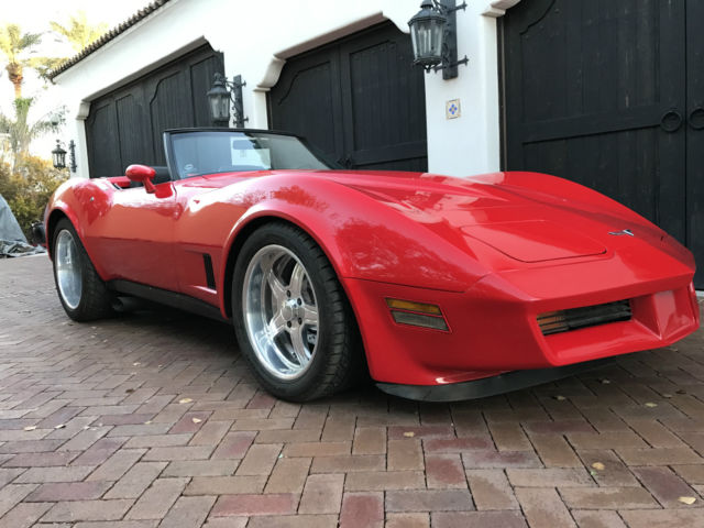 $1 **no reserve**1980 corvette roadster 454 small block 20x16 wheels!