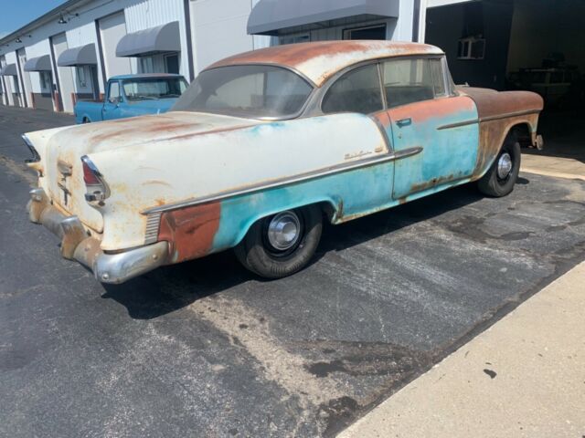 1955 chevrolet bel air barnfind rust free floors/trunk killer patina project