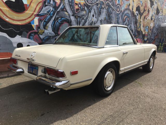1968 mercedes-benz 280sl 0 miles tan convertible