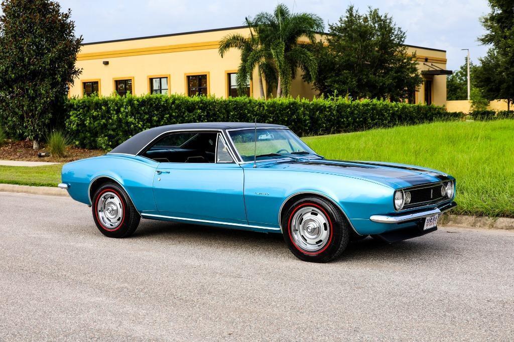 1967 chevrolet camaro z28 marina blue 76325 miles