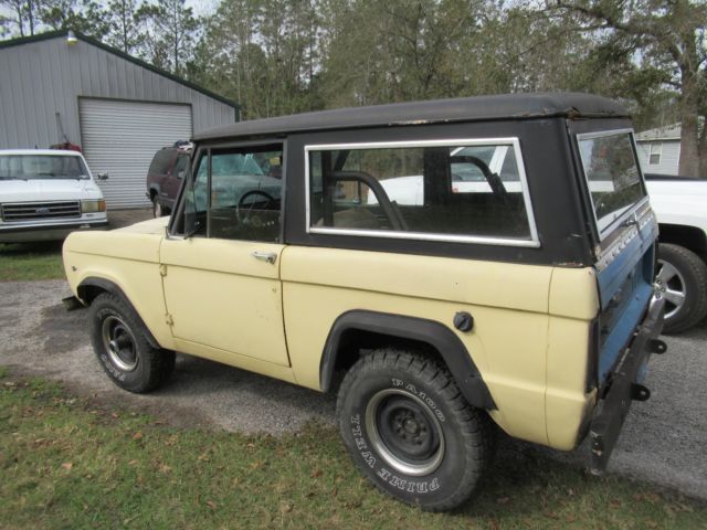 1968 ford bronco 4x4 ready for restoration
