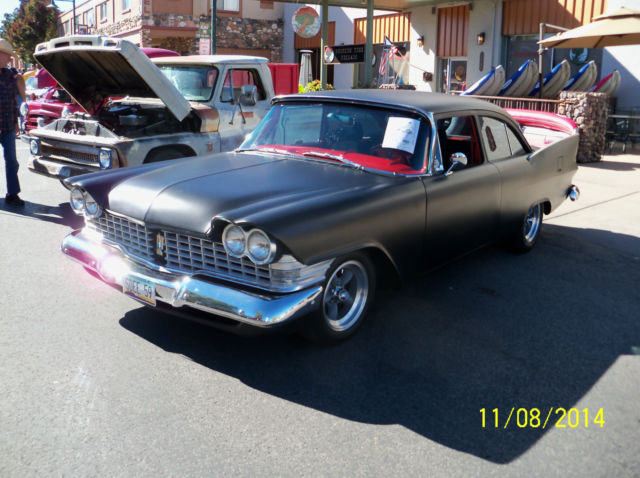 1959 plymouth 2 door savoy, big fins, custom, hot rod, goodguys award winner