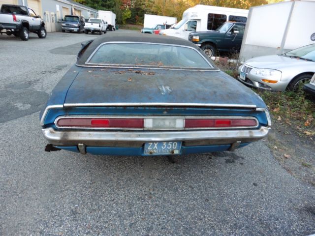 1970 dodge challenger, swamp find, v8, automatic, console, no reserve auction!!