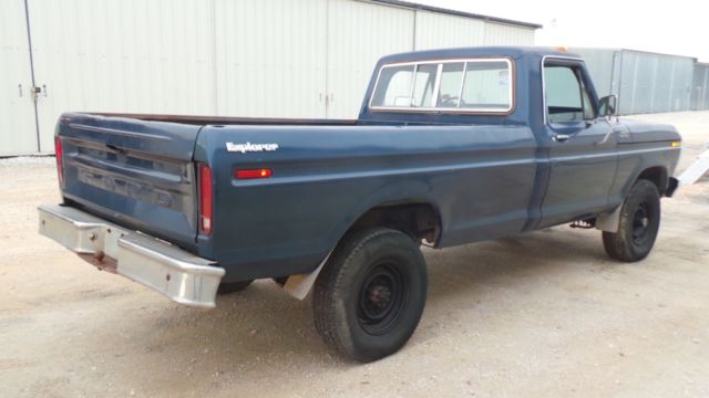 1979 ford f-250 four wheel drive, 400/4speed, texas truck! nice shape