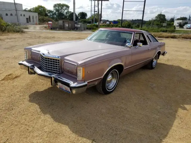 1977 ford thunderbird with 7600 actual miles rare rose glow super clean