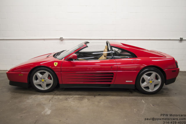 1991 ferrari 348ts targa low mileage! recent $10,000+ service! ice cold a/c!