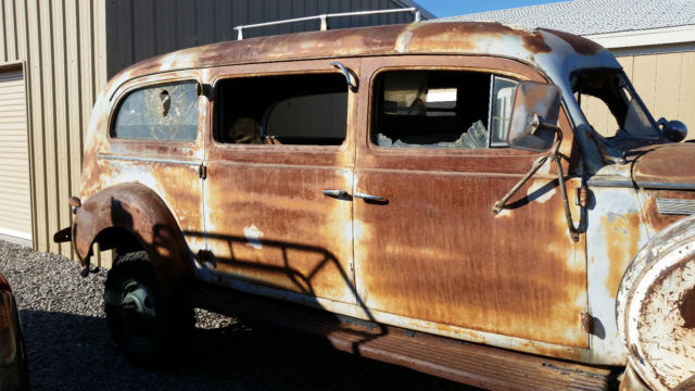 1942 henney packard 4x4 ambulance 1 of ? straight 8 arizona titled desert find