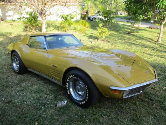 1971 corvette lt-1, 40k orig miles, build sheet, no reserve, #'s matching