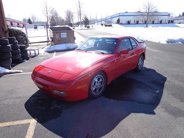 1987 porsche 944s street or track use, red w/ extras & roll bar no reserve!