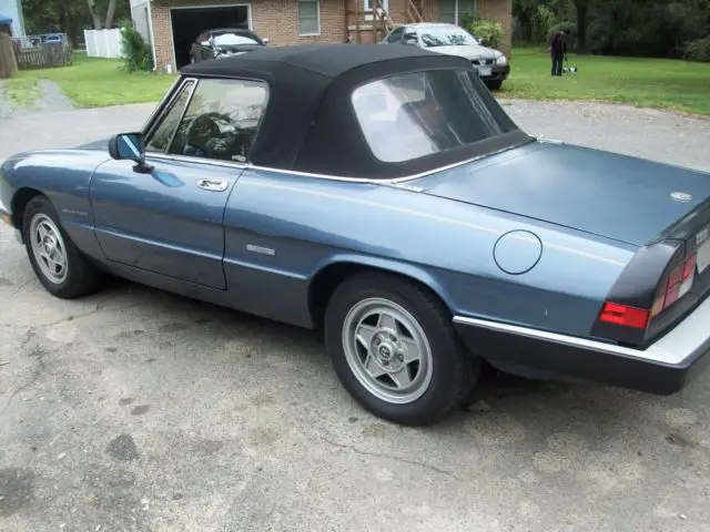 1986 alfa rameo spider valoce