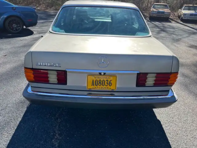 1985 mercedes-benz 380se sedan grey rwd automatic se