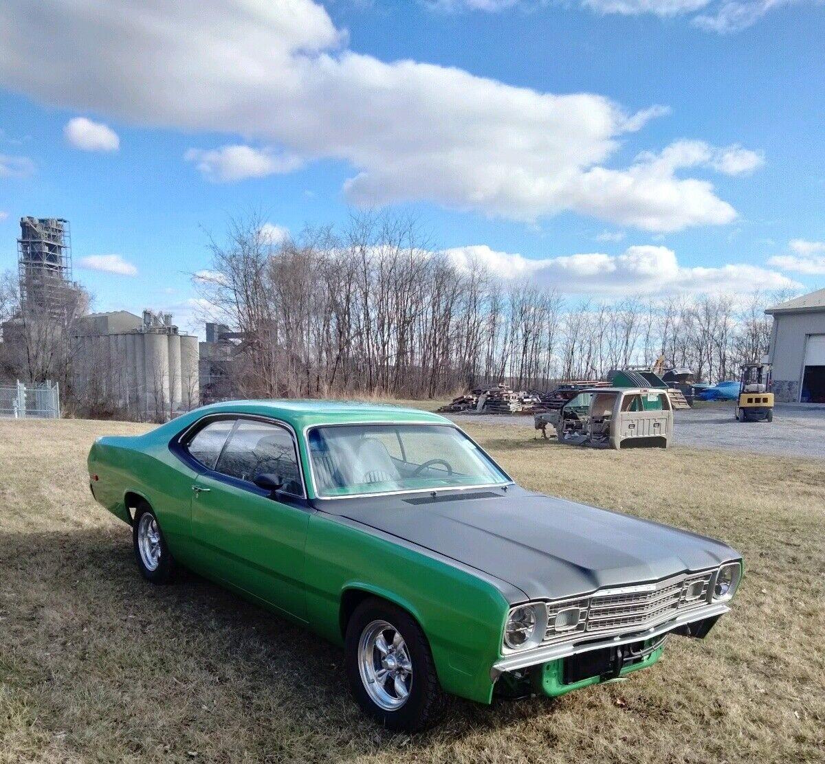 1974 plymouth duster custom rear from 72 model 400 engie