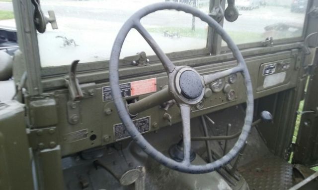 restored military weapons carrier 4 x 4 dodge jeep army truck marines m-37 nice!