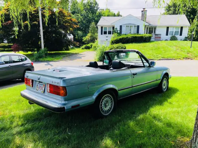 1990 bmw 325i convertible-79k miles-glacierbluemetallic-e30- no reserve