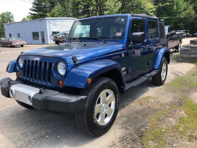 2009 jeep wrangler unlimited sahara 4x4 sahara 4dr suv w/ front side airbags for sale in rochester, new hampshire