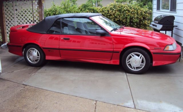 1992 chevrolet cavalier z24 convertible