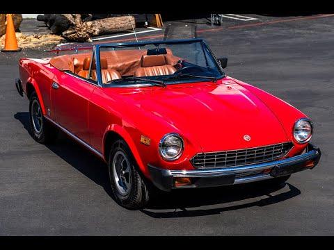 1979 fiat 124 in laguna beach, california