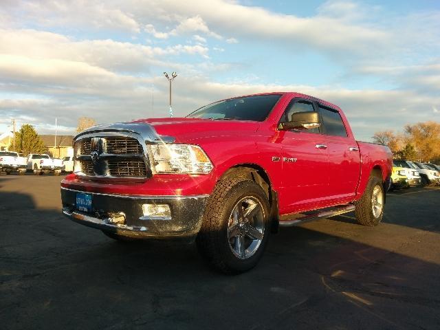 2010 dodge ram pickup 1500 slt 4x4 slt 4dr crew cab 5.5 ft. sb pickup for sale in billings, montana