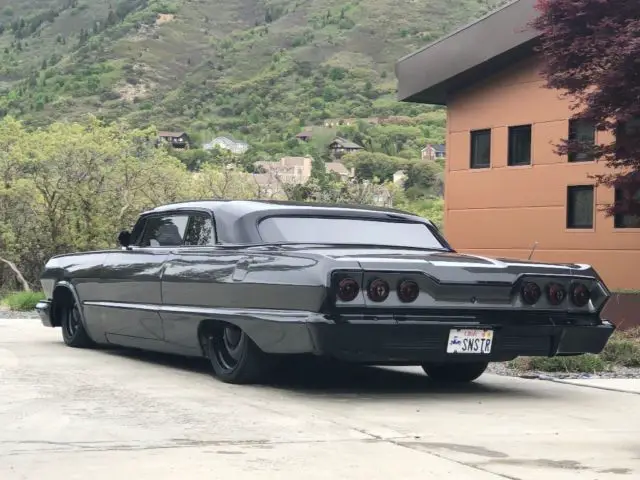 chopped slammed murdered out air bags kustom hot rod sema air ride custom