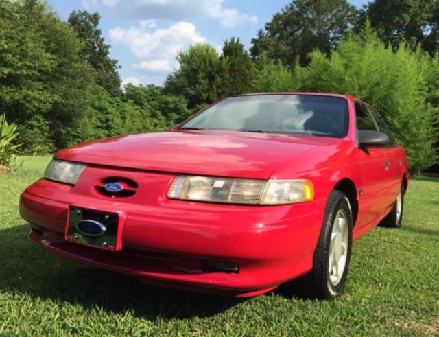 1993 ford taurus sho (red) 5 speed manual