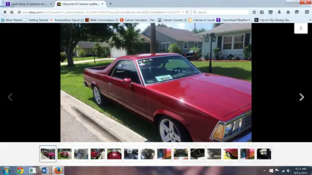 1981 chevrolet el camino conquista standard cab pickup 2-door 5.0l