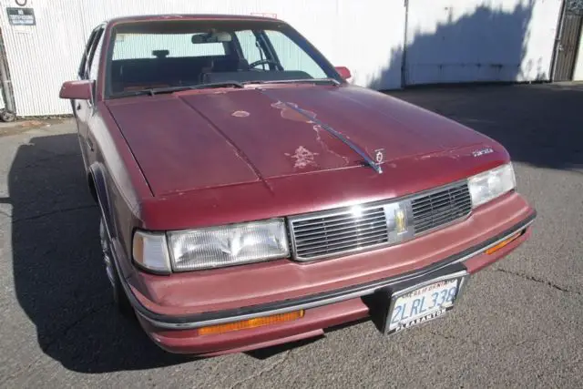 1988 oldsmobile cutlass automatic 6 cylinder no reserve