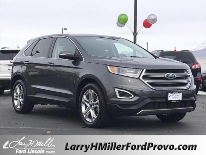 2018 ford edge titanium awd titanium 4dr crossover for sale in provo, utah