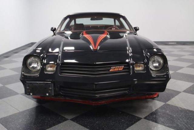 1980 chevrolet camaro z/28 12654 miles black hardtop 350 v8 3 speed automatic