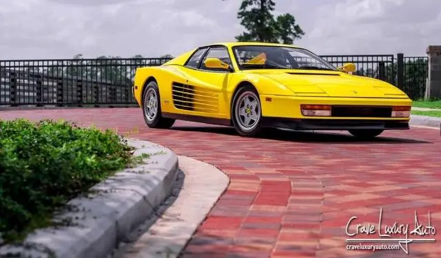 ferrari testarossa crave luxury auto 281-651-2101 rare tr