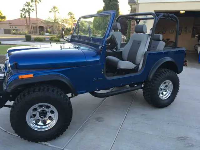 1984 jeep cj7 base sport utility 2-door chevy 350