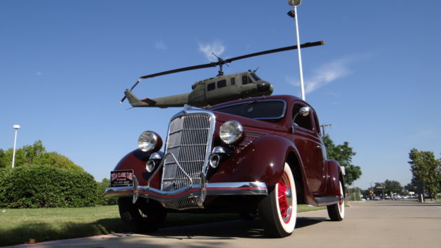 1935 ford deluxe 5 window coupe flathead v-8