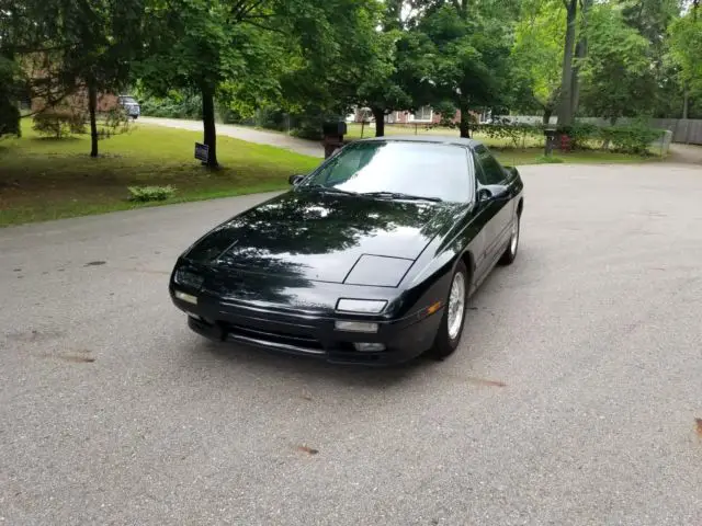 1989 mazda rx-7 convertible black/black 5 speed low miles showroom condition