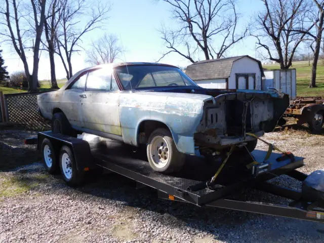 1967 ford fairlane 2 door hardtop project v-8 car old drag car gasser ratrod afx