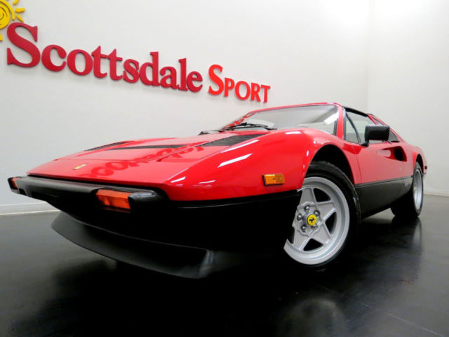 85 308 gtsi w only 32k miles rosso corsa/nero w red piping, fresh service