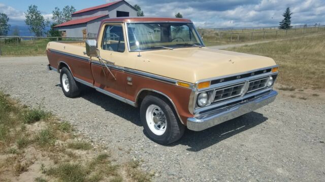 1976 ford f-150 ranger xlt pickup truck: v8, auto, a/c, very nice and clean!!