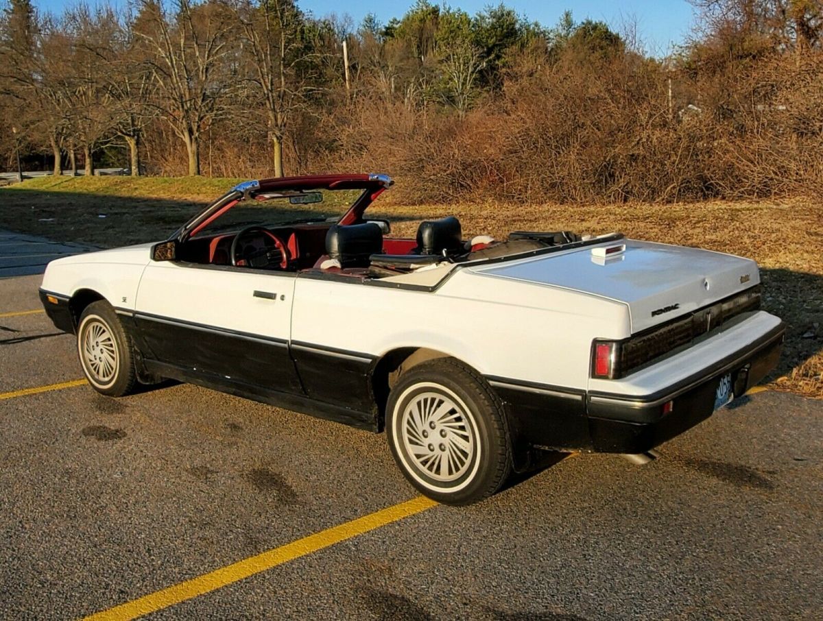 1986 pontiac sunbird convertible se