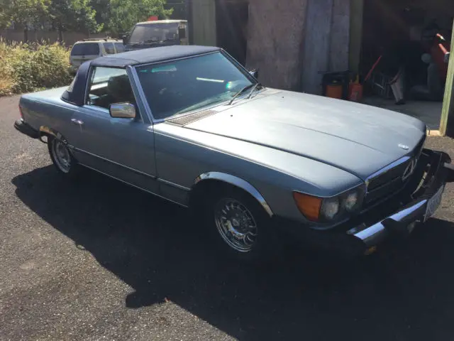 1983 380sl mercedes benz 2-door coupe roadster