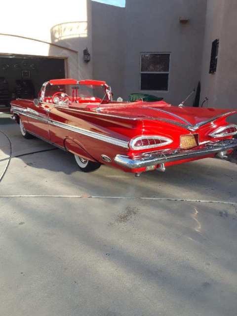 1959 chevy impala factory convertible