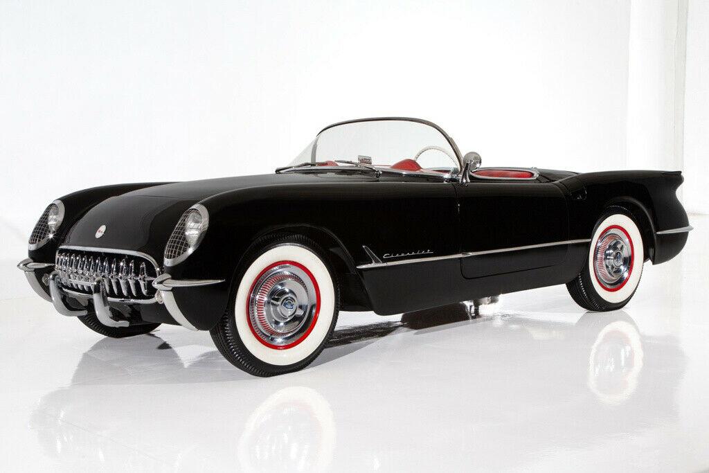 1954 chevrolet corvette 1 of 4 black roadsters 235ci automatic