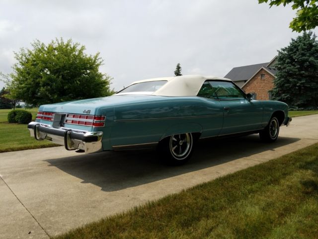 1975 pontiac grand ville brougham convertible 14749 miles like new