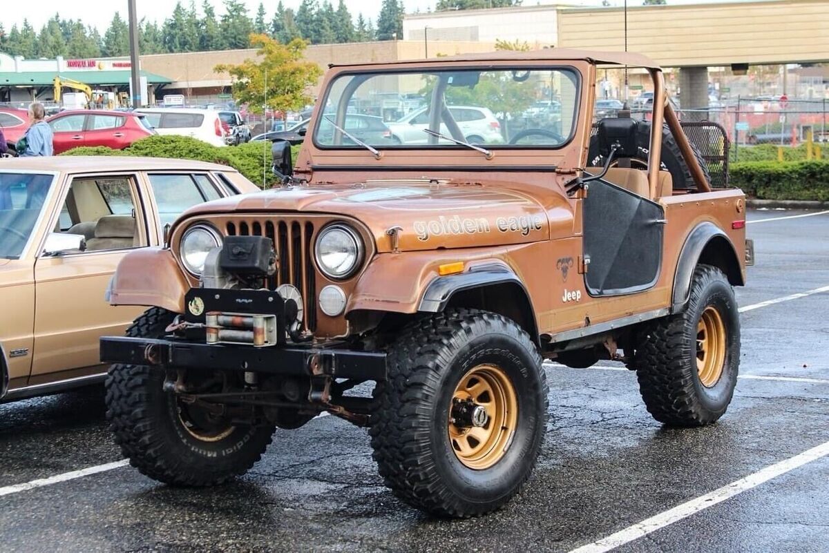 1979 jeep cj-7 brown golden eagle