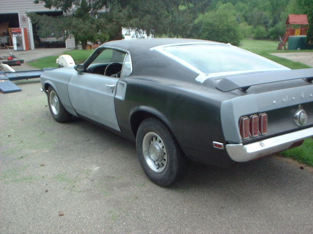 1969 ford mustang mach1 m code indian fire red restoration project