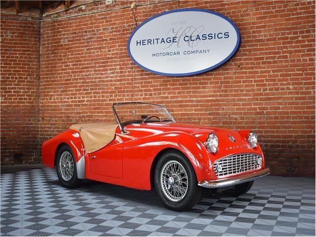 1959 triumph tr3a, red with 96474 miles available now!