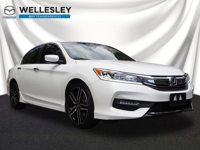 used 2016 honda accord sport sedan wellesley, ma 02482 for sale in wellesley, massachusetts