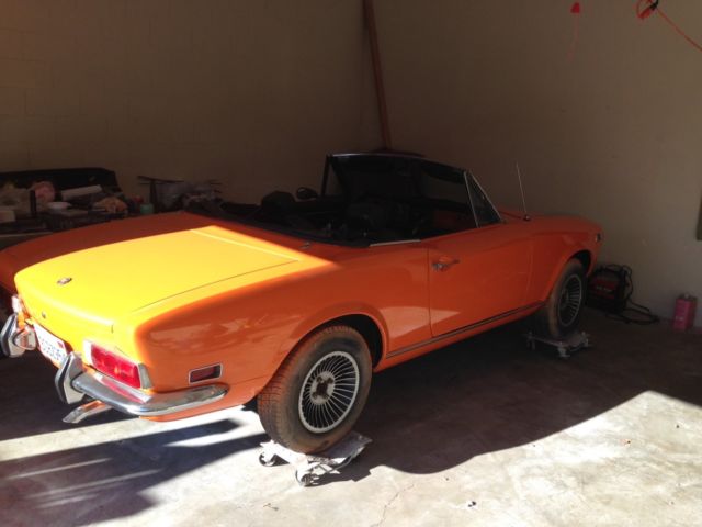 1971 fiat sport spider with upgraded 1800cc motor no reserve